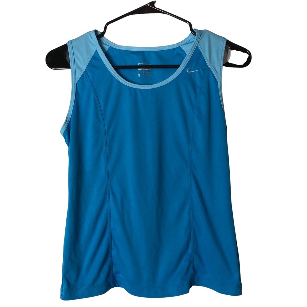Nike Athletic Tank Top Blue Size Small